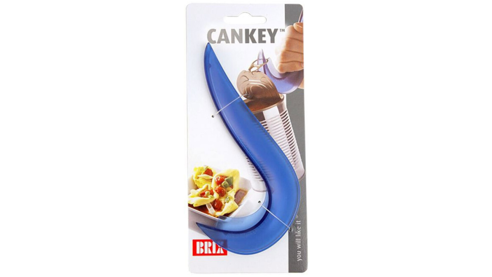 Brix Cankey Kitchen Easy Ring Pull Plastic Can/Tin Opener - Frost Blue