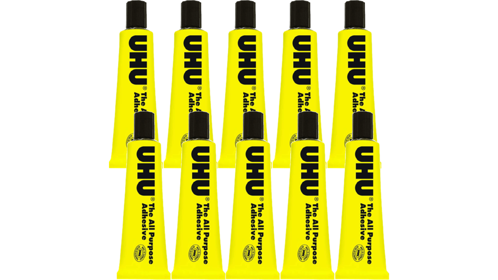 UHU All Purpose Super Strong 35ml Adhesive Liquid Glue - Pack of 10