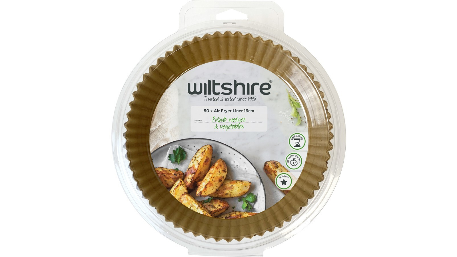 Wiltshire 50 Piece Disposable Air Fryer Insert Round - 16cm