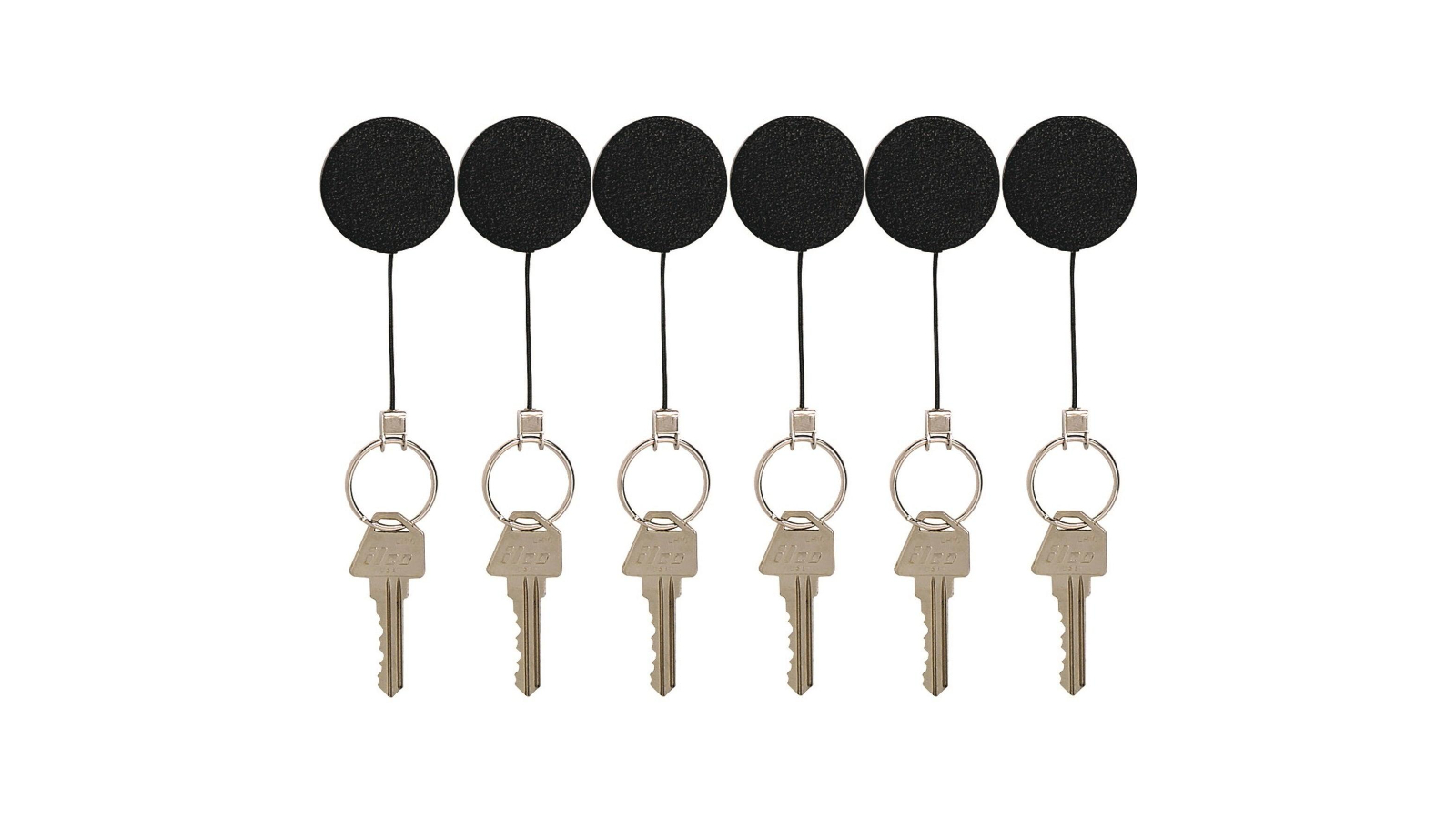 Rexel Pack of 6 Ring Hangsell Heavy Duty with Retractable Key Holder