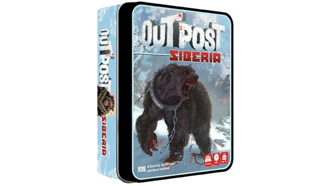 Outpost Siberia Card Game in Tin