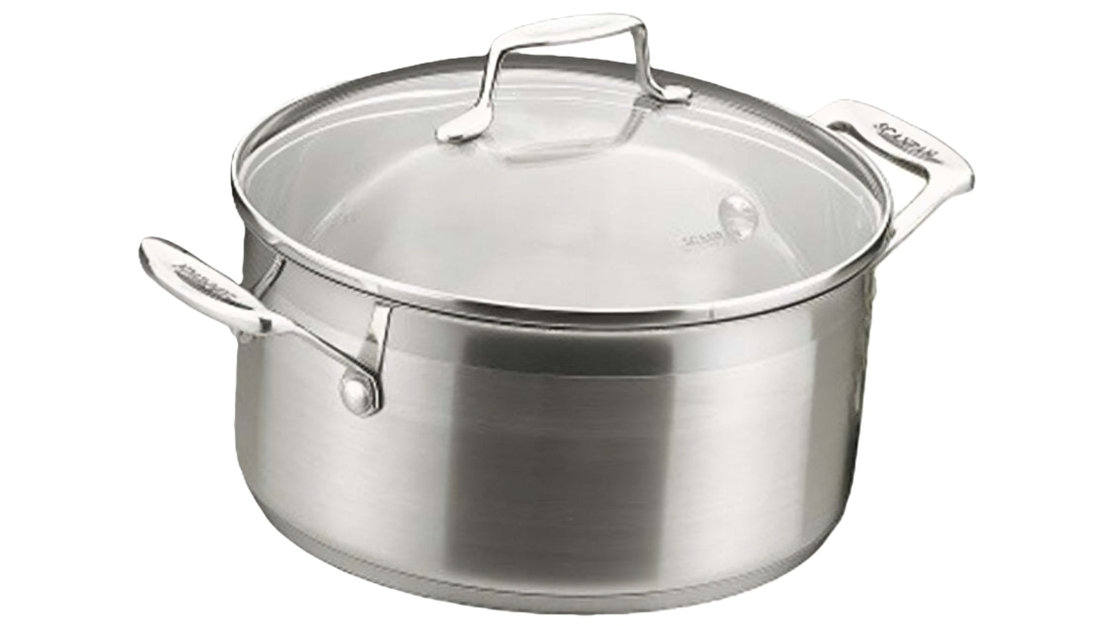Scanpan 3.2 Litre Stainless Steel Impact Casserole with Glass Lid