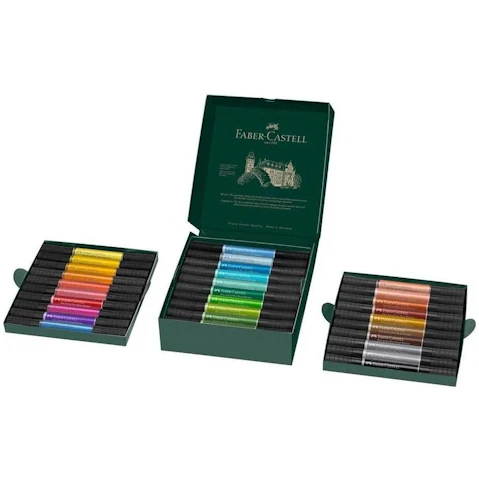Faber Castell Set of 30 Assorted Pitt Artist Pen Dual Marker