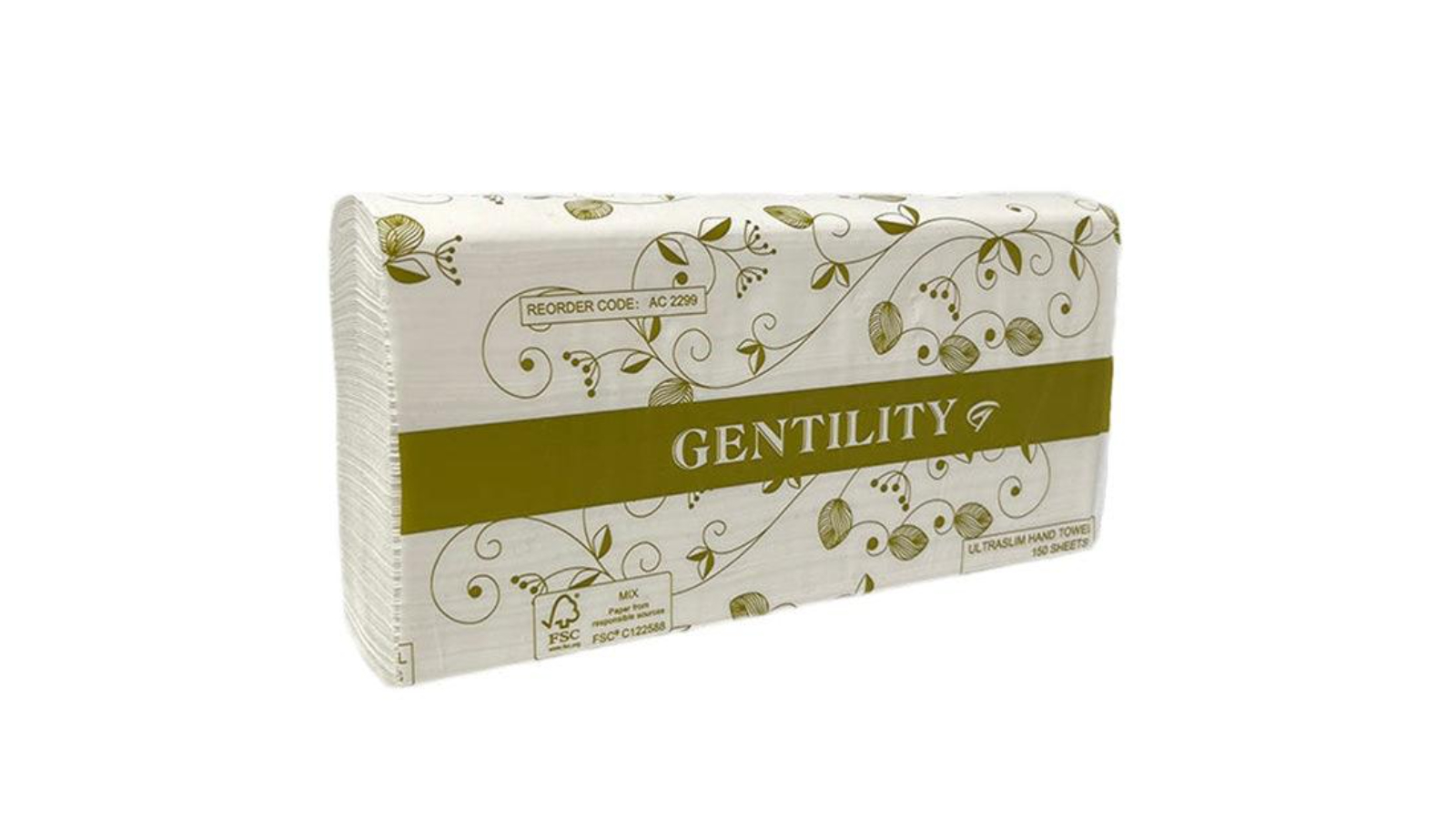 A and C Gentility Pack of 16 Ultraslim Hand Paper Towel