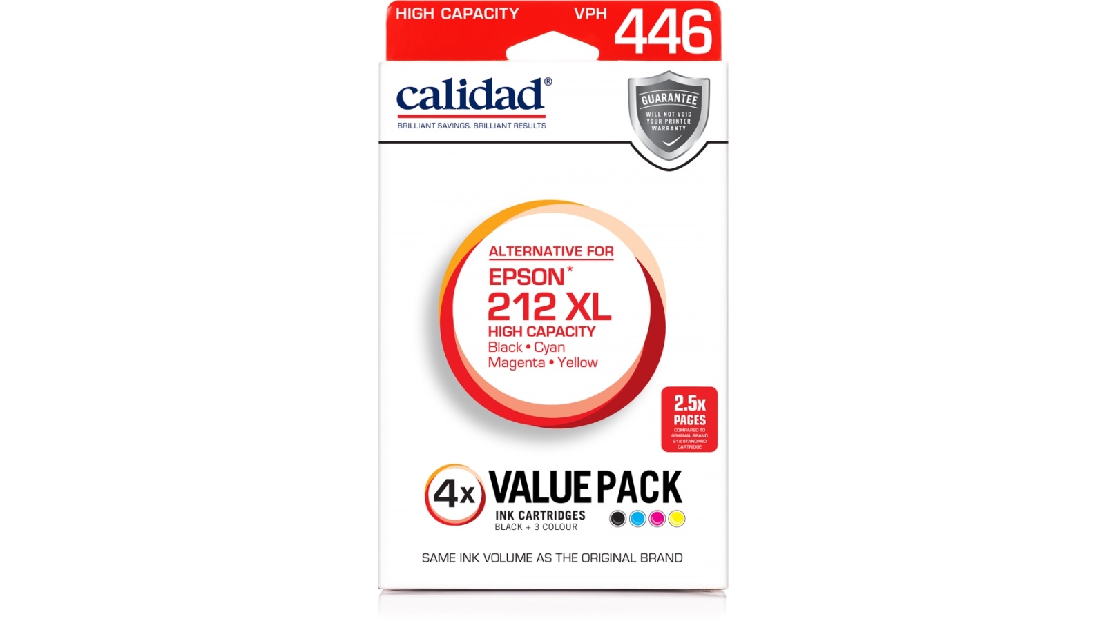 Calidad Epson 212 XL Value Pack Ink Cartridge