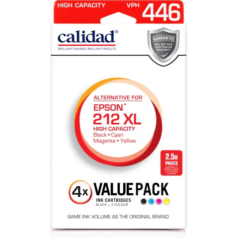 Calidad Epson 212 XL Value Pack Ink Cartridge