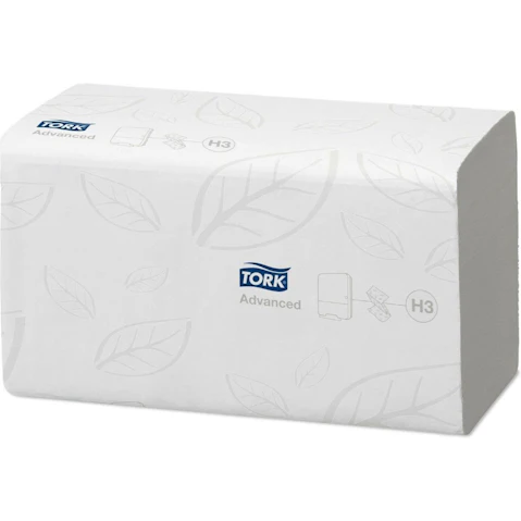 Tork Pack of 15 H3 Advanced Soft Singlefold 2ply Hand Towel - 250 Sheet
