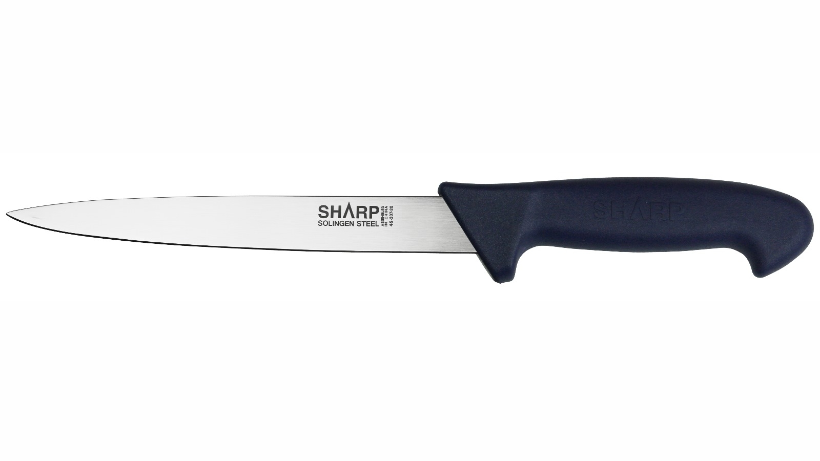 Sharp 20cm Filleting Knife - Dark Blue