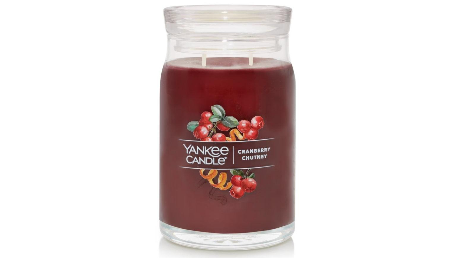 Yankee Candle 566g Large Signature Jar - Cranberry Chutney