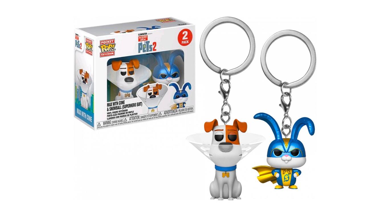 Secret Life of Pets Set of 2 Keychain