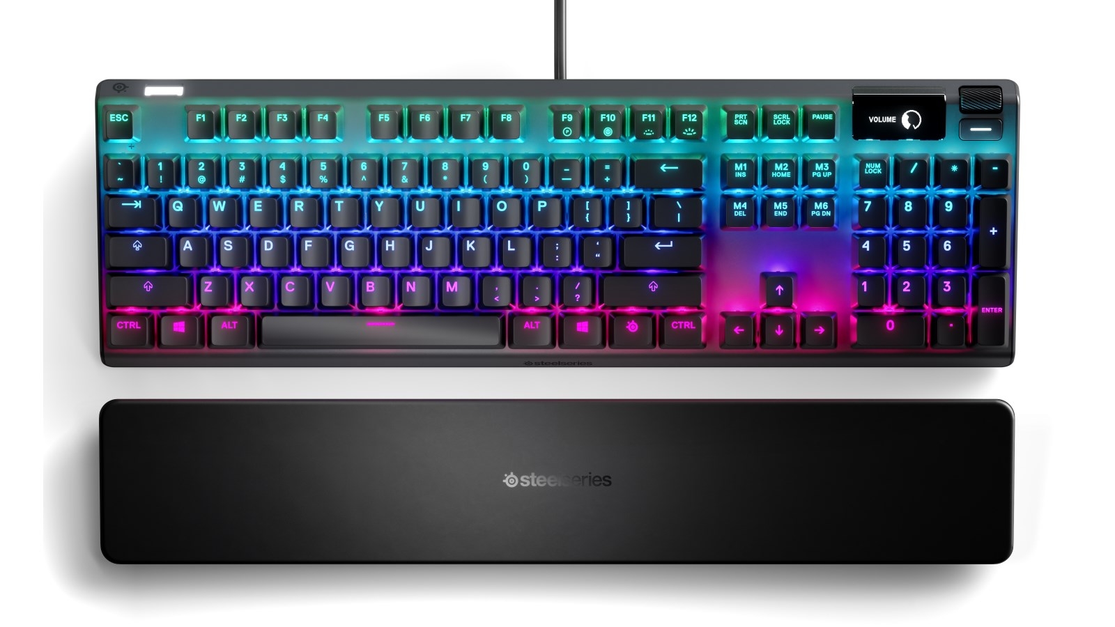 SteelSeries Apex 7 Mechanical Gaming Keyboard with Blue Clicky
