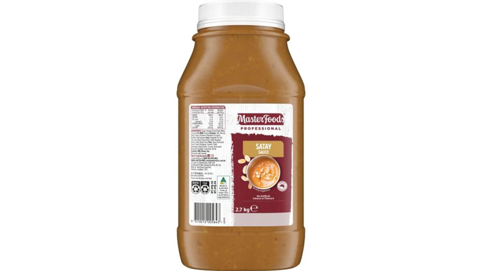 Masterfoods Satay Sauce - 2.7kg