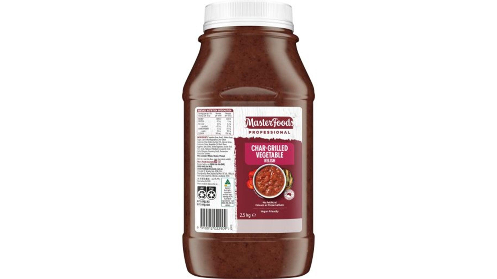 Masterfoods Char-grilled Vegetable Relish - 2.5kg