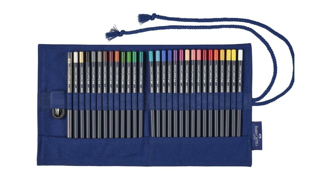 Faber-Castell Set of 29 GoldFaber Cotton Roll Coloured Pencil 