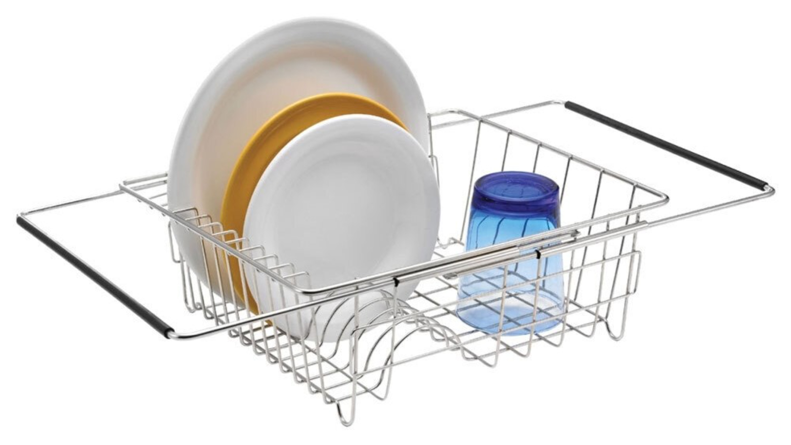  madesmart Premium Antimicrobial Collapsible Dish Rack