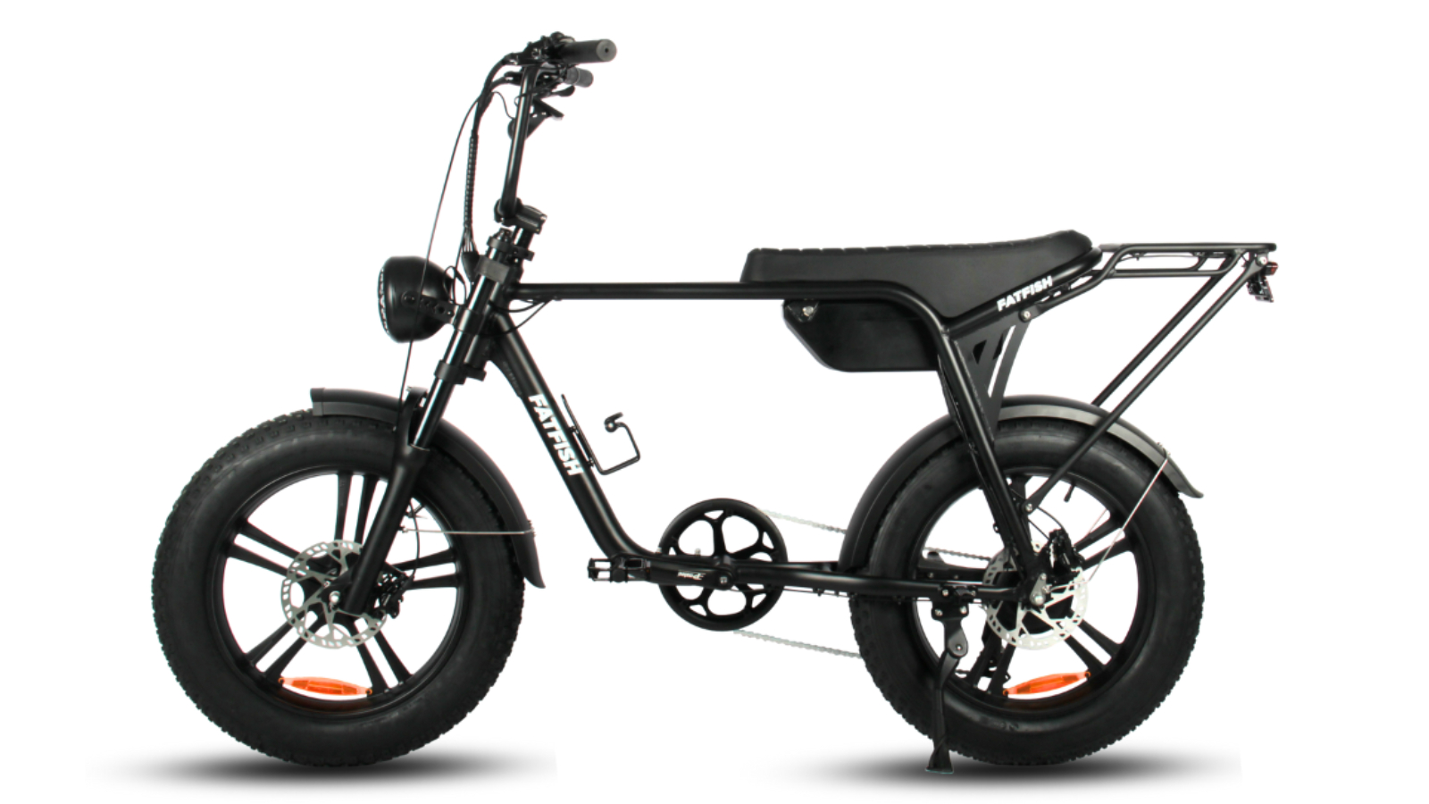 Fatfish Biggie 20AH Fat Tyre Electric Bike - Black