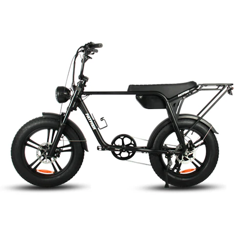 Fatfish Biggie 20AH Fat Tyre Electric Bike - Black