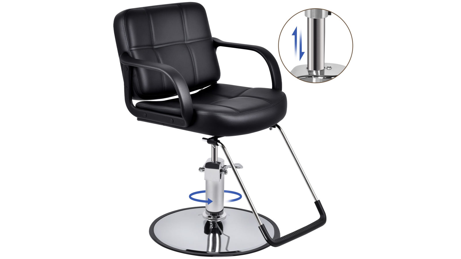 Advwin Barber Chair, Salon Stool Swivel Styling Chair with
