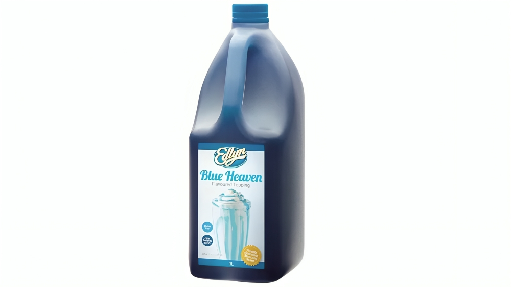 Edlyn Blue Heaven Topping Milkshakes Ice Cream Bulk - 3L