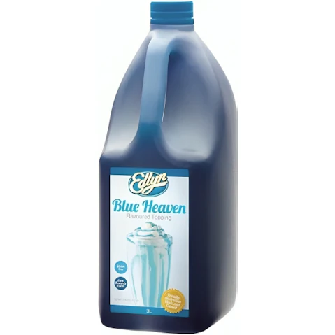 Edlyn Blue Heaven Topping Milkshakes Ice Cream Bulk - 3L