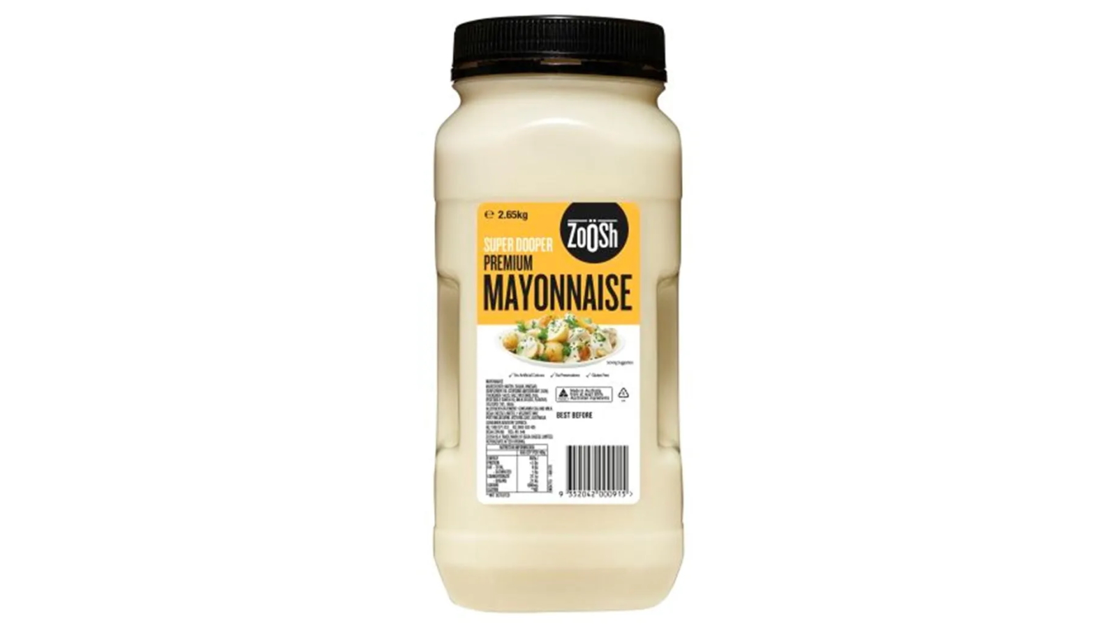 Zoosh Premium Mayonnaise - 2.65kg