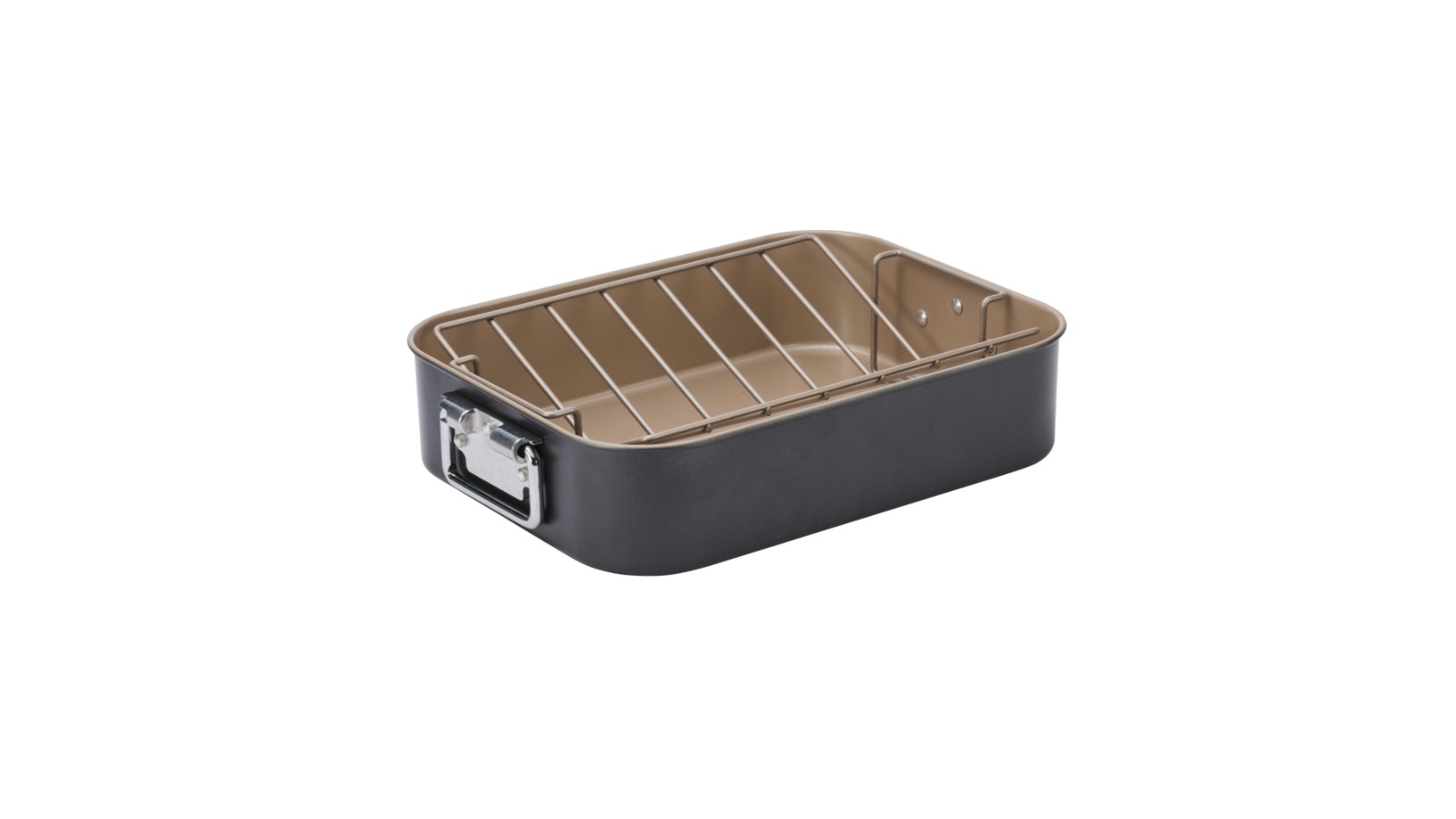 Stanley Rogers Heavy-Duty Ceramabake Roaster with Rack