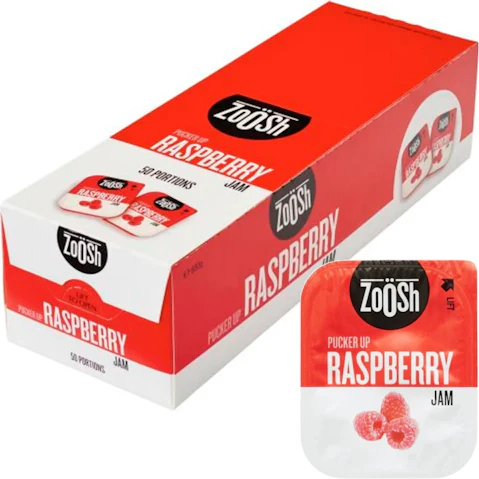 Zoosh Raspberry Individual Portions 13.6g - 50-Pack