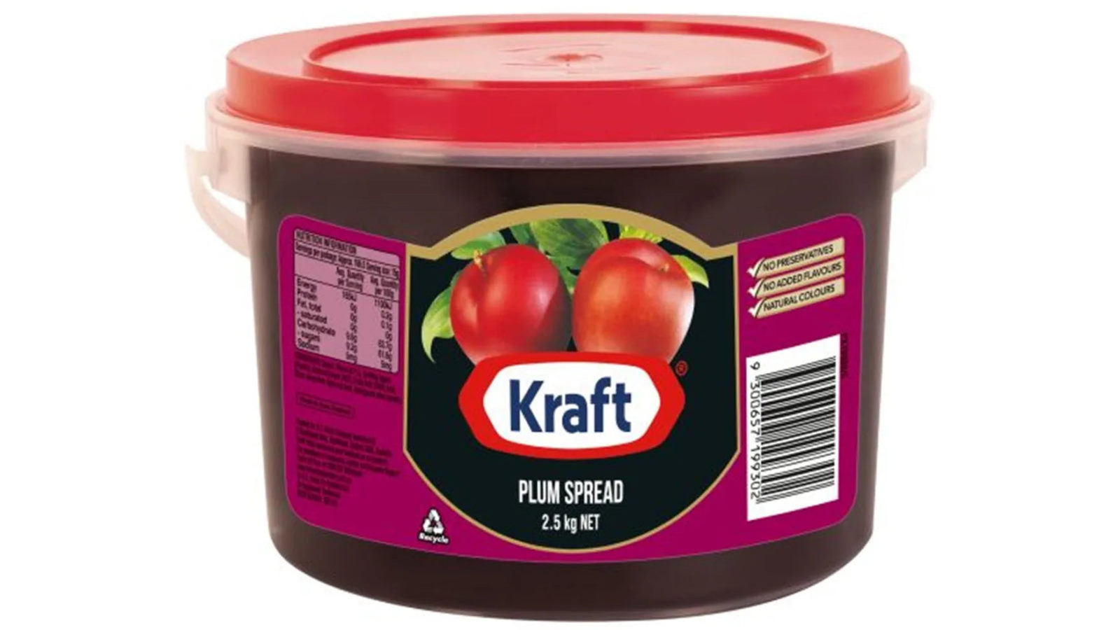 Kraft Heinz 2.5kg Bulk Size Plum Jam Spread