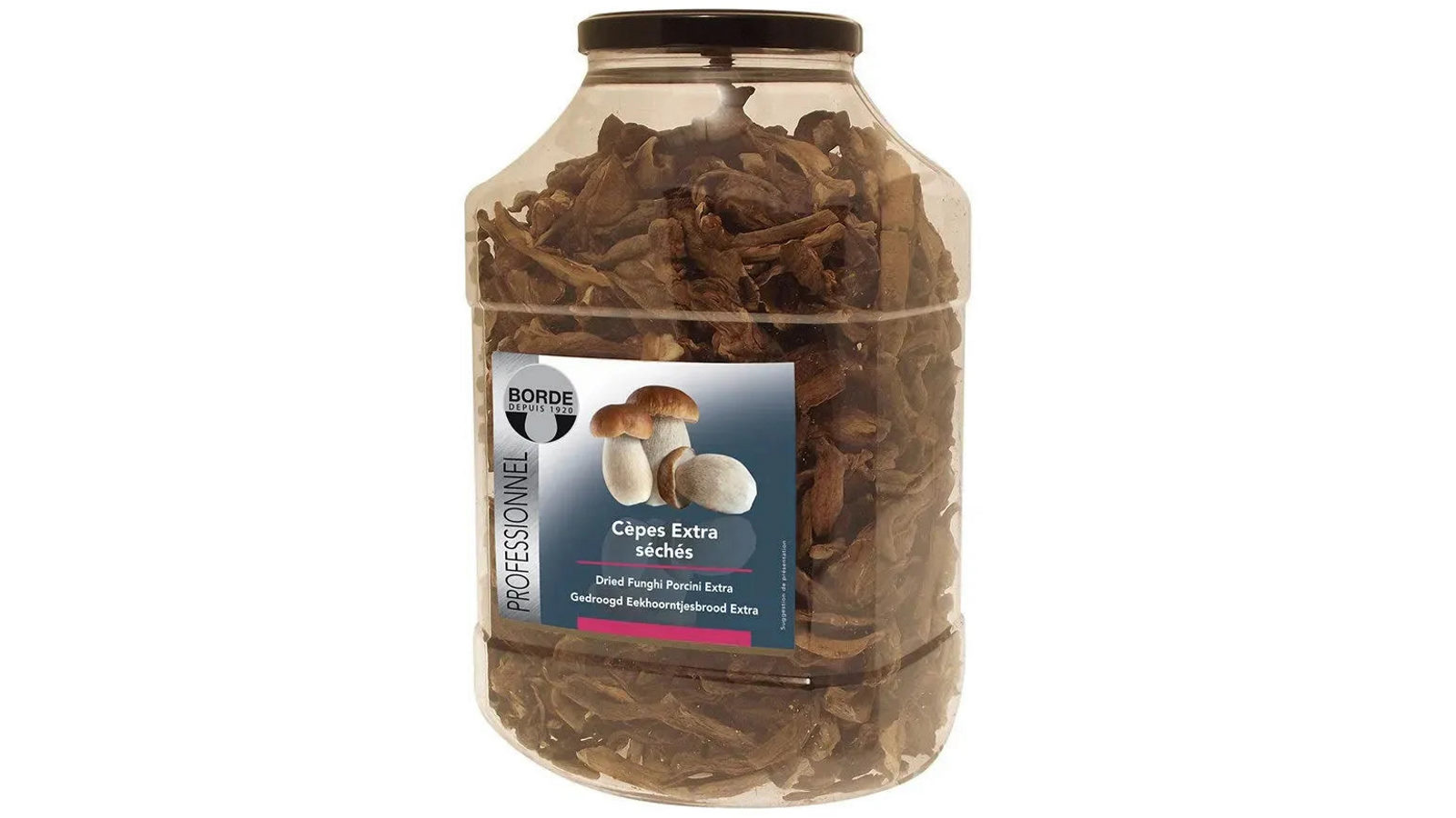 Borde Pack of 6 Bluk 500g Extra Dry Dried Ceps/Porcini Mushrooms