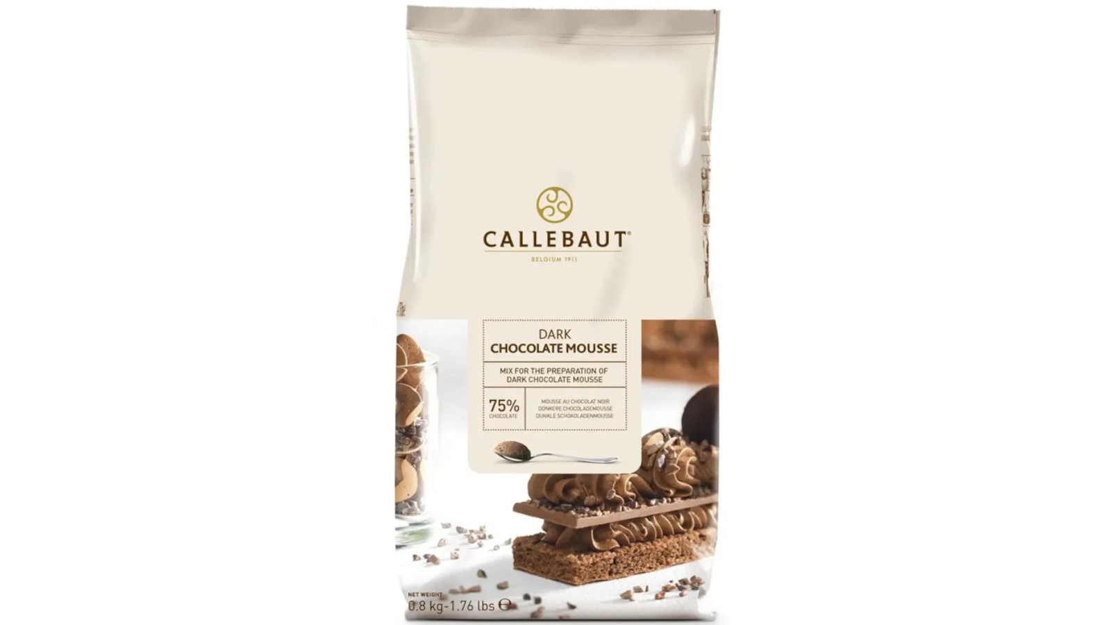 Callebaut Dark Chocolate Mousse - 800g