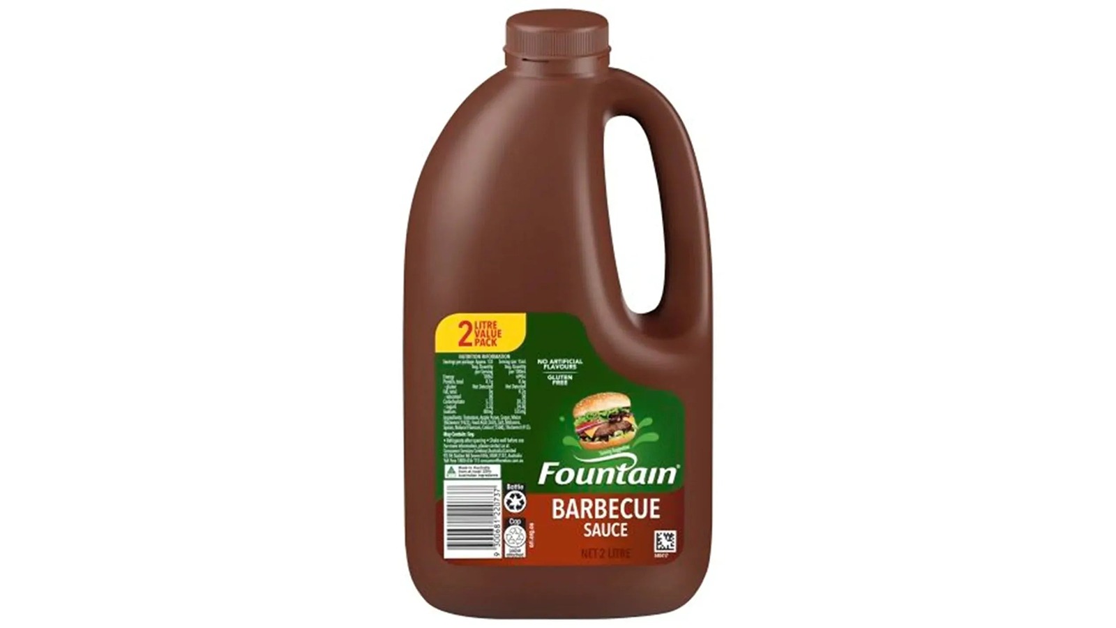 Fountain 2 Litre Gluten-Free BBQ Sauce