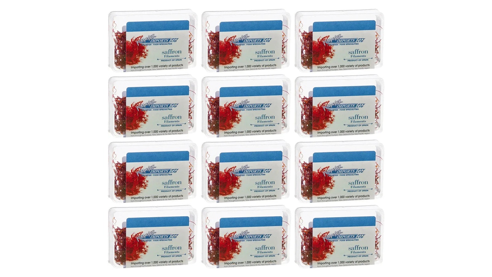F.Mayer Imports Pack of 12 Bulk Saffron Thread