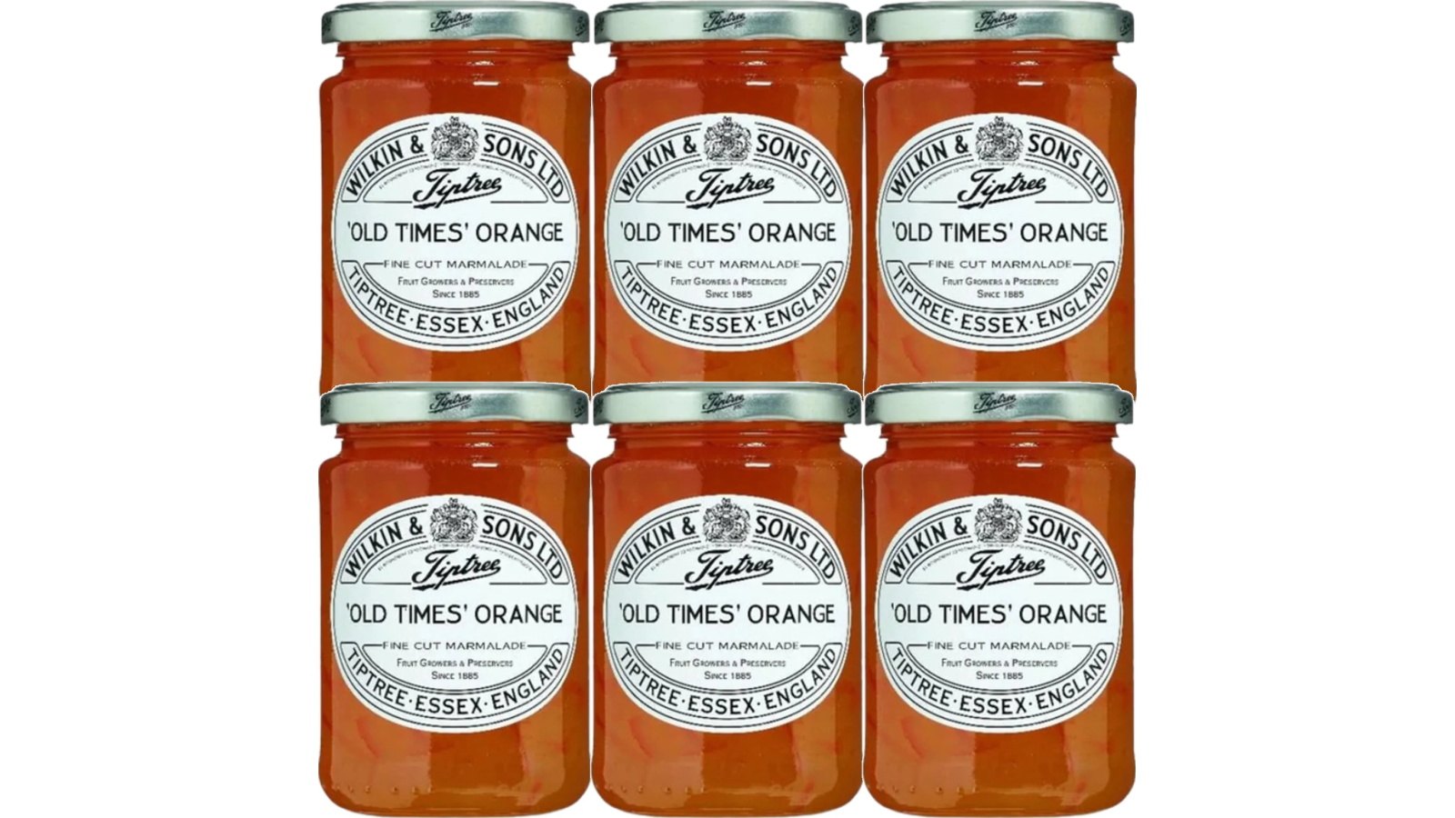 Tiptree Old Times Orange Marmalade 340g - 6-Pack