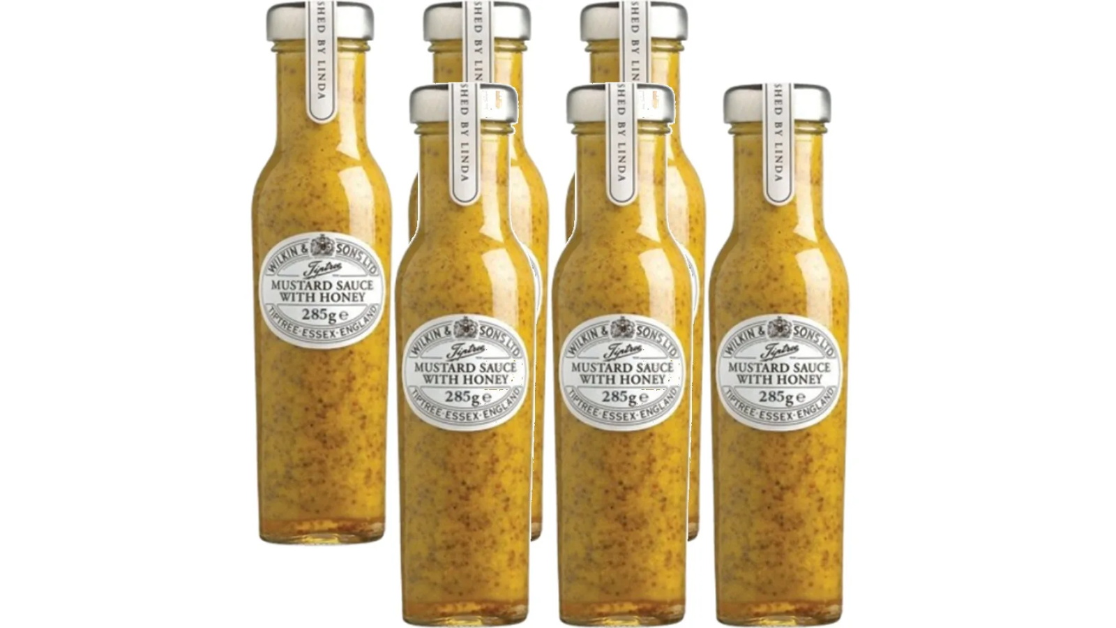 Tiptree Mustard Sauce with Honey 285g - 6-Pack