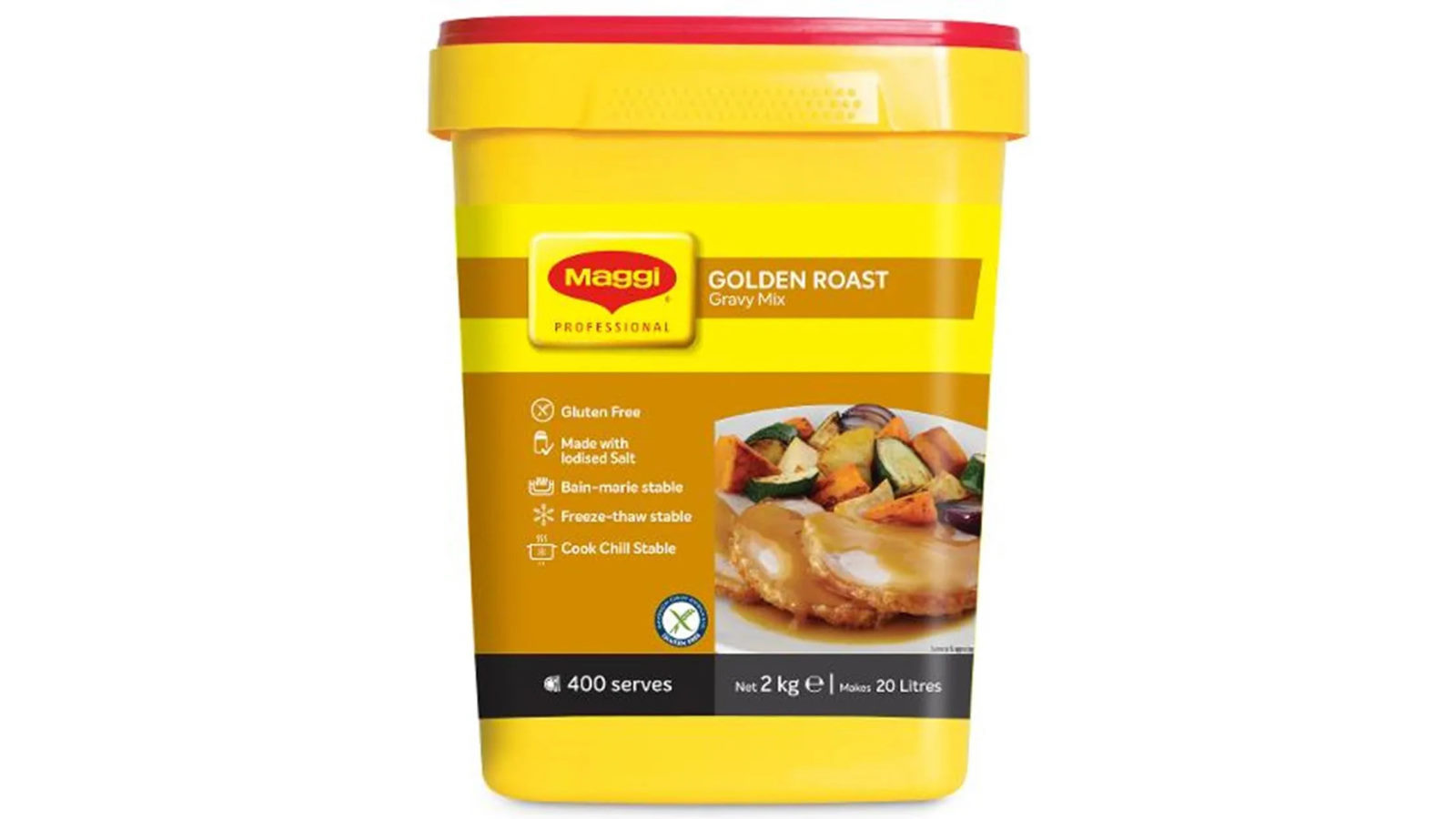 Maggi 2kg Bulk Size Golden Roast Gravy Mix Gluten Free