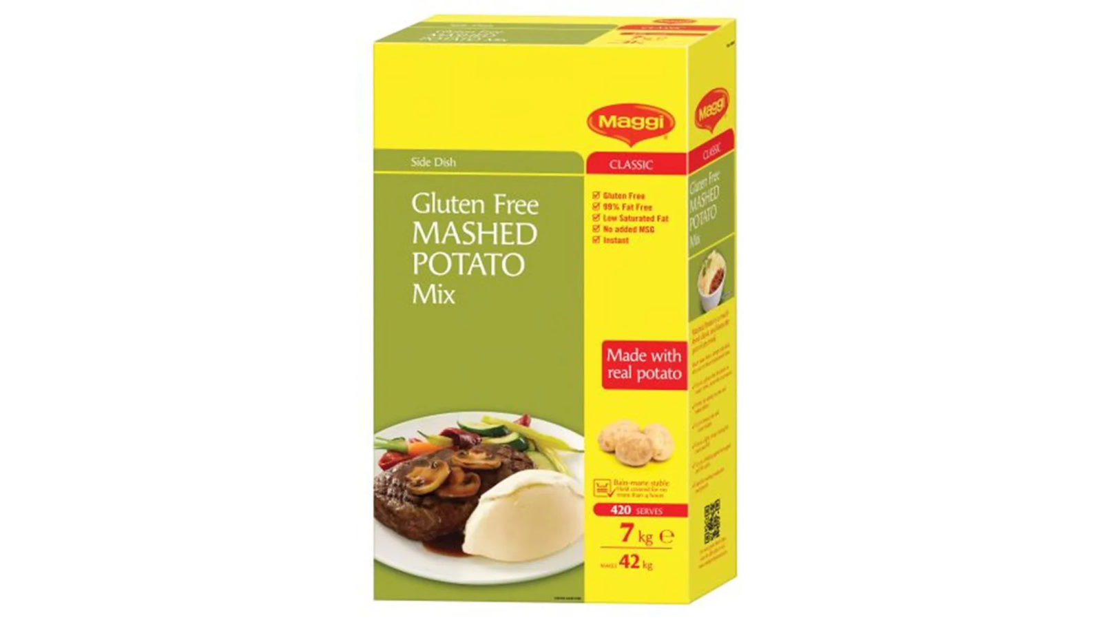 Maggi 7kg Mega Bulk Size Instant Mashed Potato Gluten Free