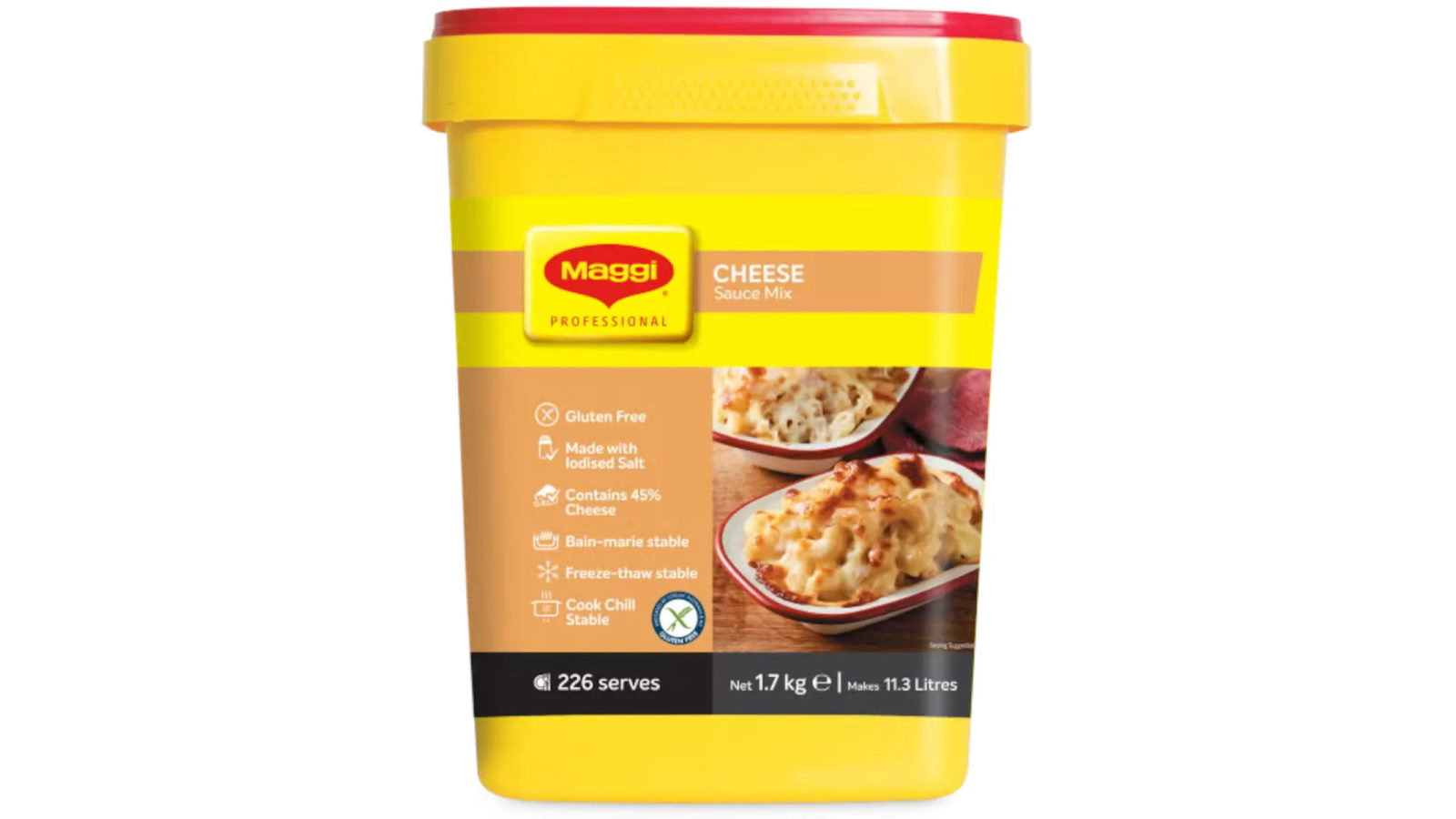 Maggi 1.7kg Bulk Size Cheese Sauce Mix
