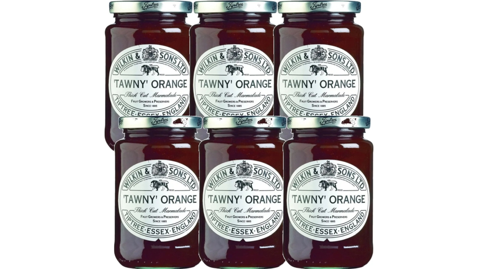 Tiptree Tawny Orange Marmalade 340g - 6-Pack