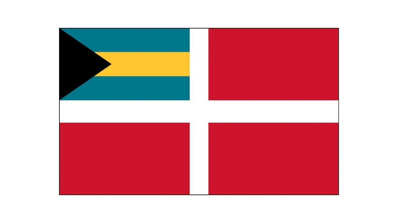 SuperOffice 90 x 150cm 110D Wrap Knitted Polyester Bahamas Maritime Flag 