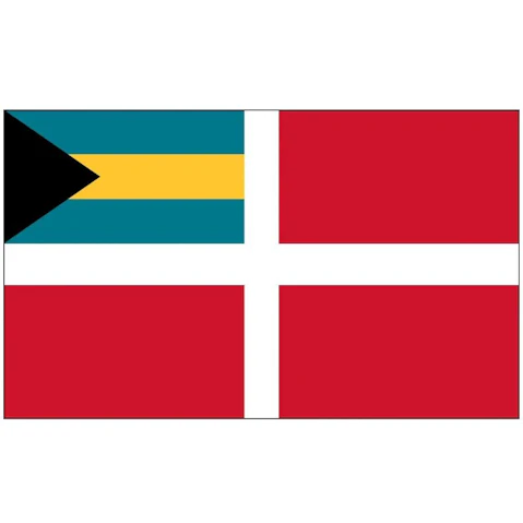 SuperOffice 90 x 150cm 110D Wrap Knitted Polyester Bahamas Maritime Flag