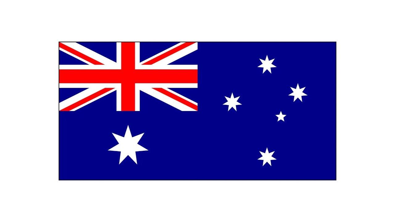 SuperOffice 90 x 150cm 110D Wrap Knitted Polyester Australia National Flag 