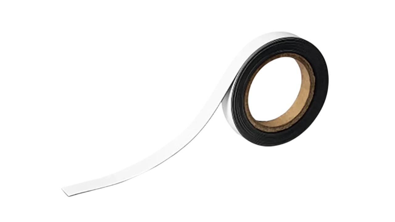 Durable White Magnetic Labelling Tape