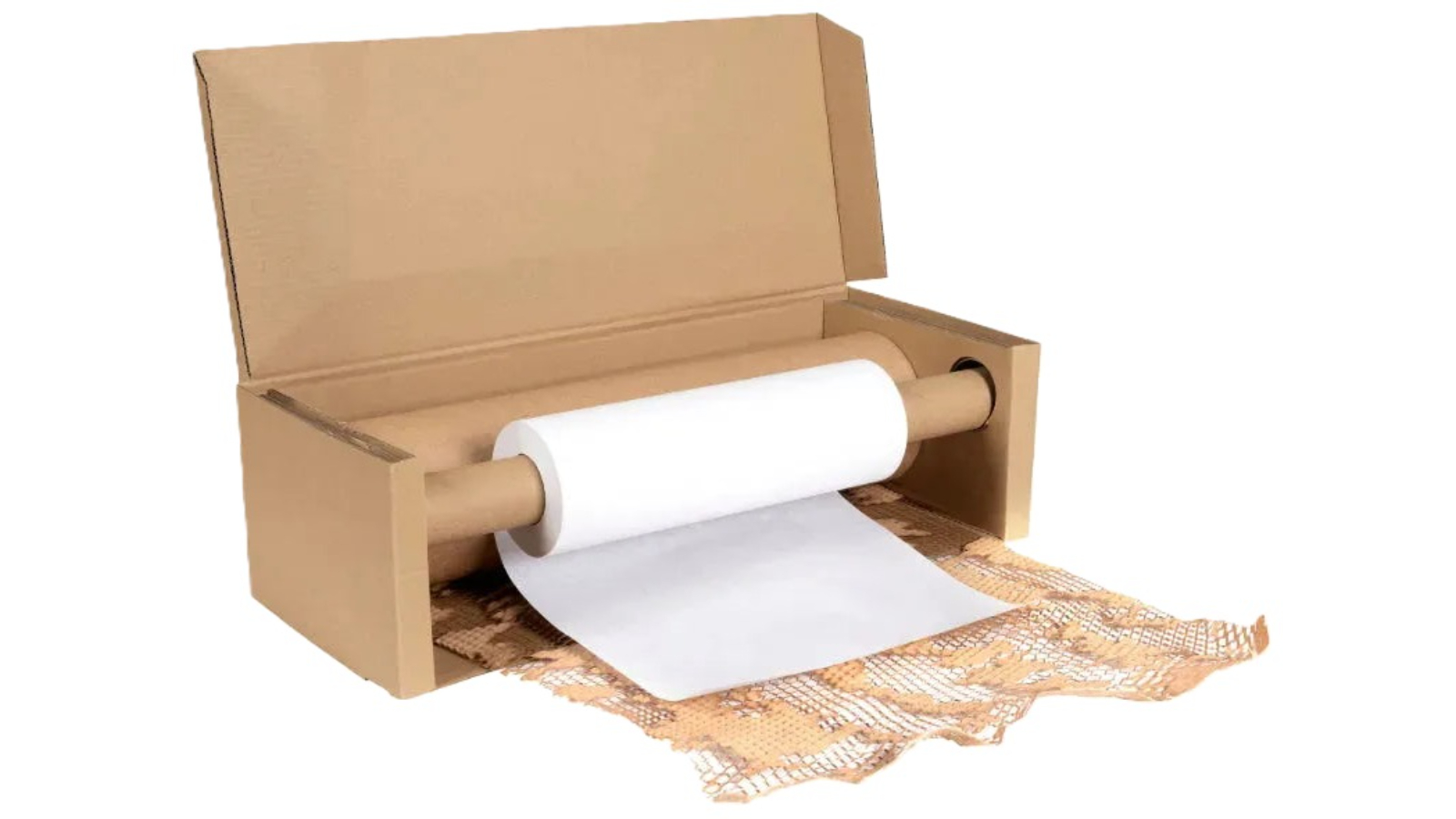 Marbig Honeycomb and White Paper Roll with Dispenser Box