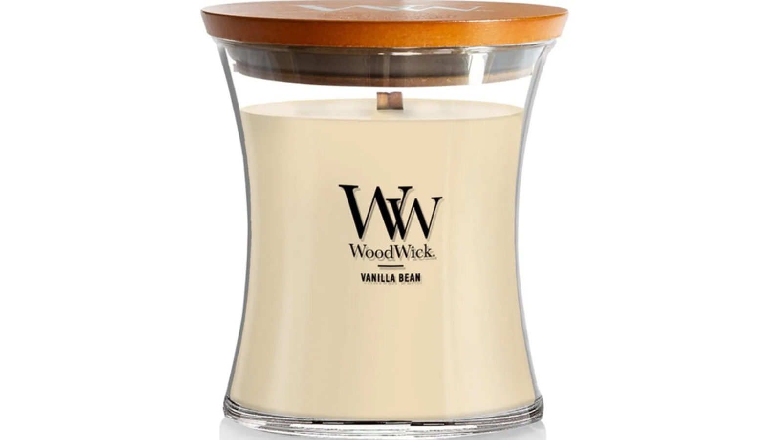 WoodWick Vanilla Bean Medium Candle Crackles