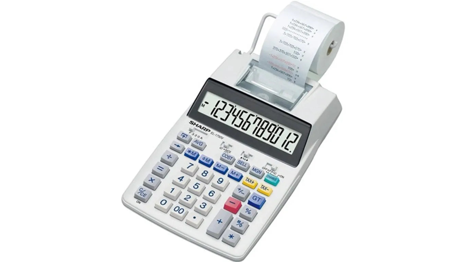Sharp 12 Digit Desktop Printing Calculator