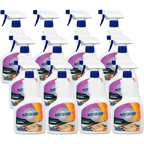Northfork 750ml Kitchen Table Cleaner Spray Bottle - Set of 12