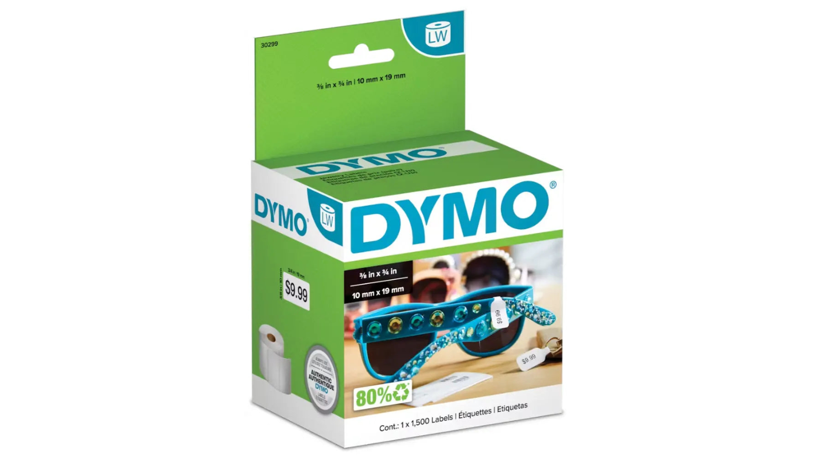 Dymo 1500 Price Tag LW Jewellery Label Writer - 1 x 1.9cm