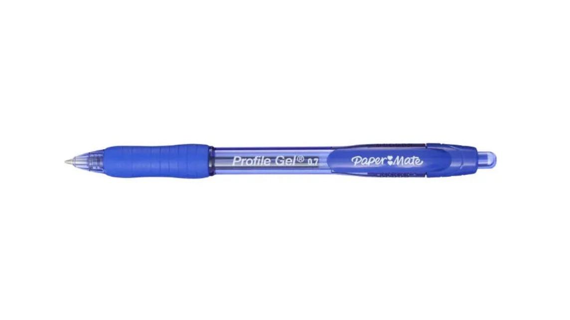 Papermate Pack of 12 Profile Ultra Smooth Gel Pen - Blue