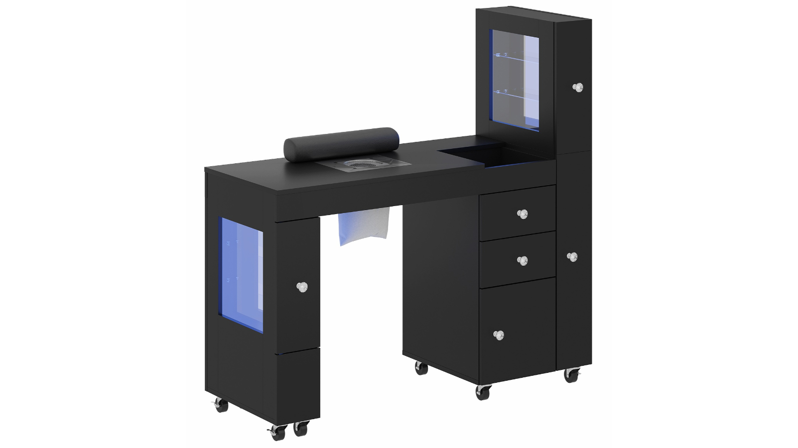 Advwin Nail Tech Manicure Table - Black