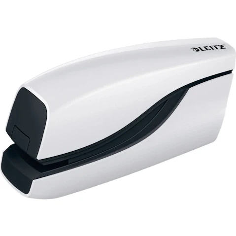 Leitz WOW Battery-Powered Electric Stapler - White